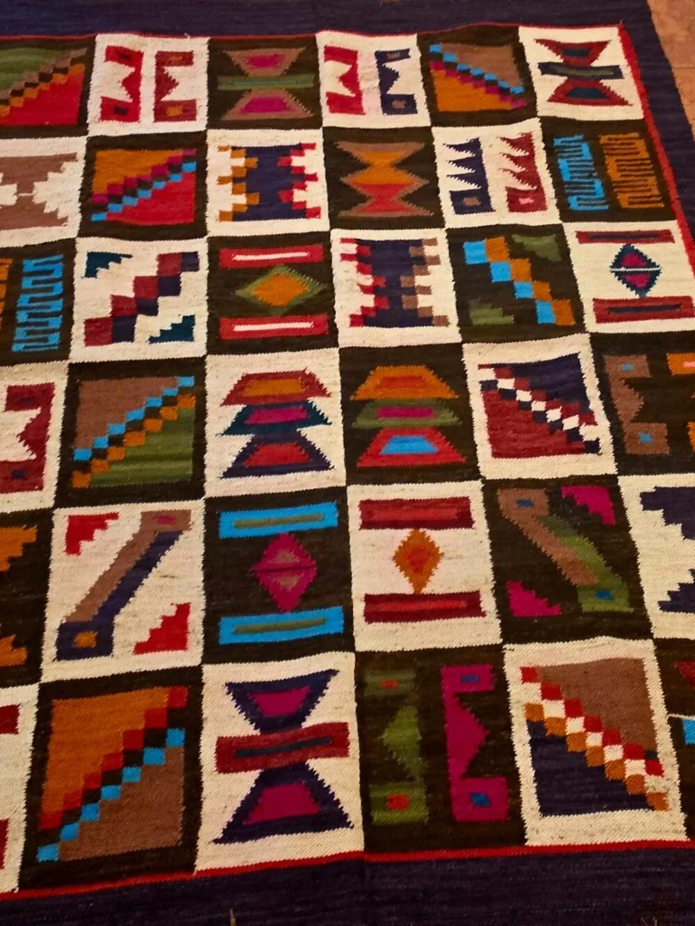 Handmade art wall